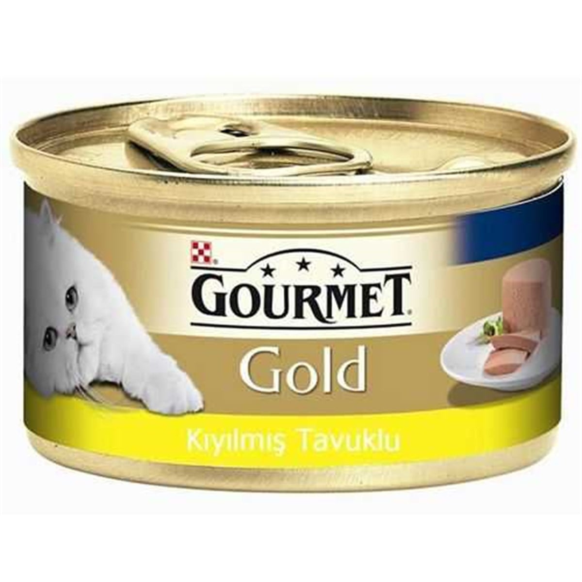 Gourmet Gold Kıyılmış Tavuk Etli Yetişkin Kedi Konservesi 85 gr