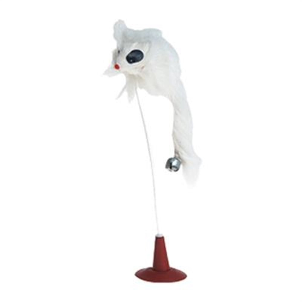 Flamingo Yaylı Fare Kedi Oyuncağı 19 cm