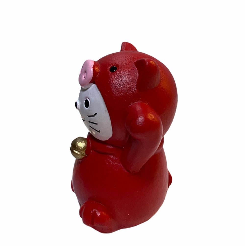 Maskeli Kedi Biblosu Kırmızı