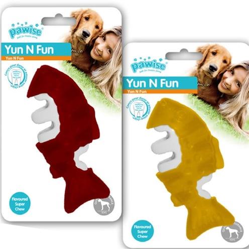 Pawise Yun N Fun Aromalı Köpek Sert Çiğneme Oyuncağı 12 cm (1 Adet)