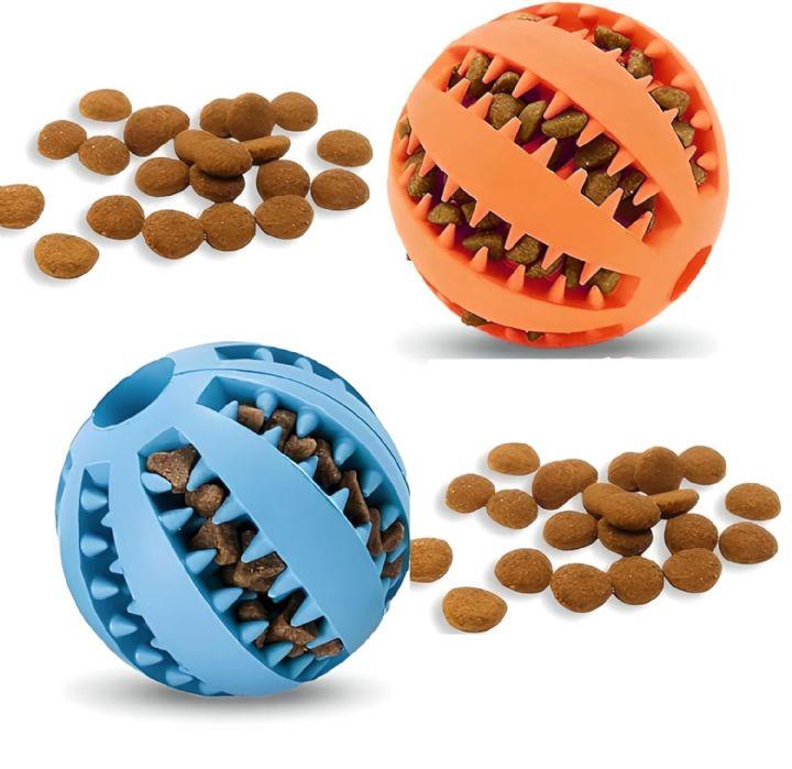 For Pet Ödül Hazneli Kauçuk Top Köpek Oyuncağı 9 cm (1 Adet)