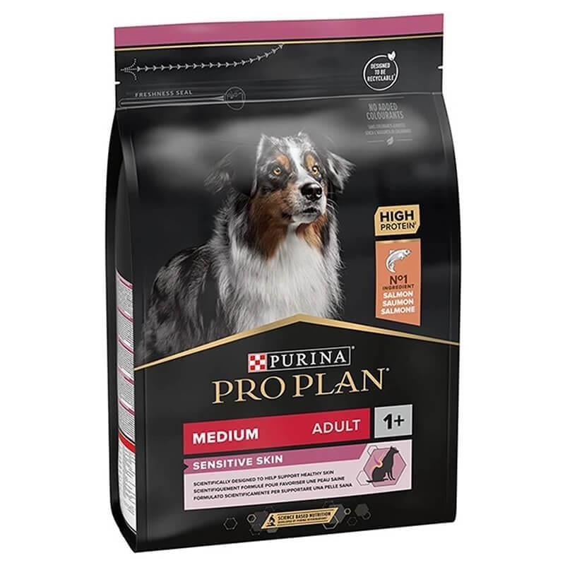 Pro Plan Adult Sensitive Skin 3 kg Somonlu Hassas Deri Yetişkin Köpek Maması