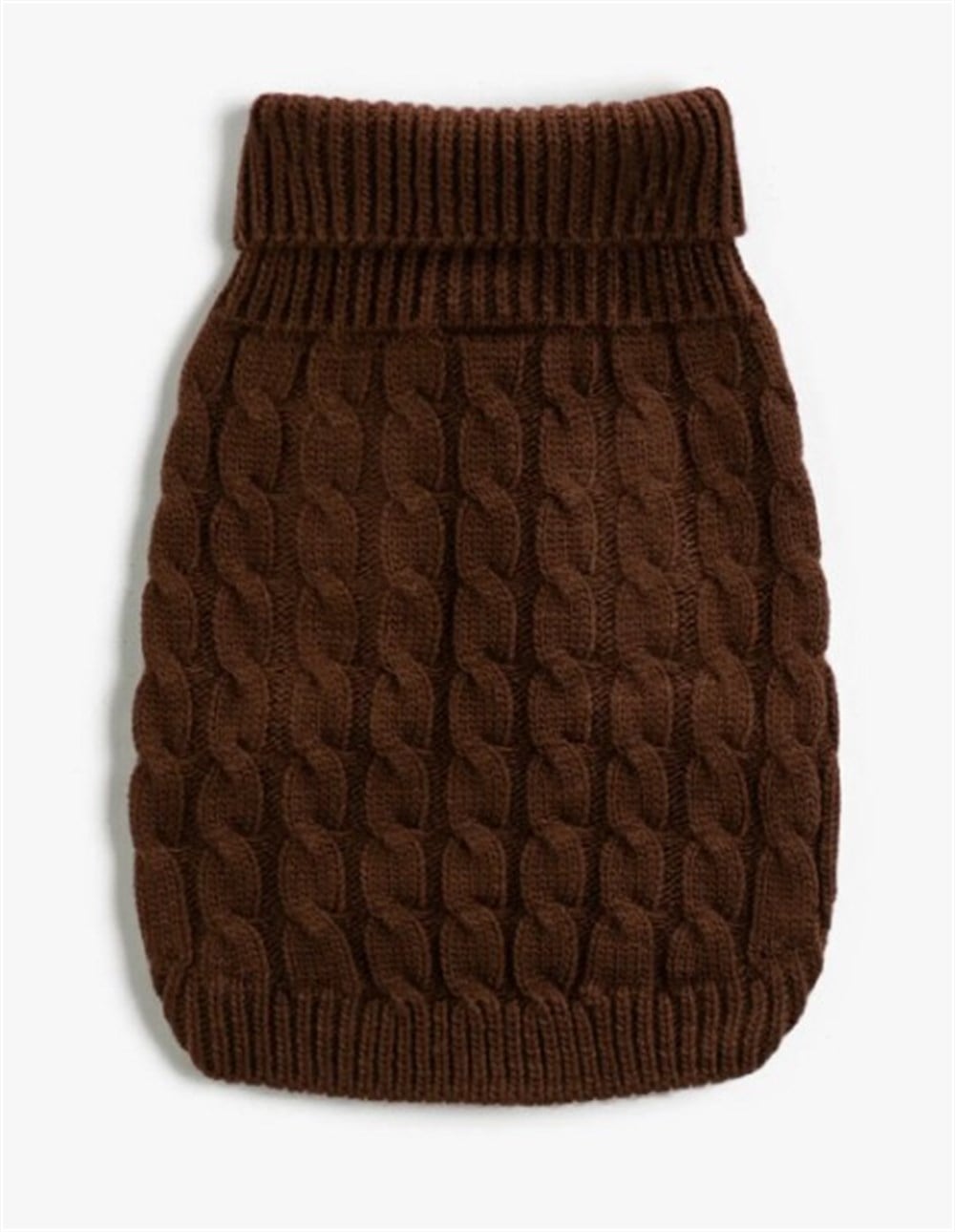 Koton Açık Kahve Küçük Köpek Kazağı (KISA KALIPLI)