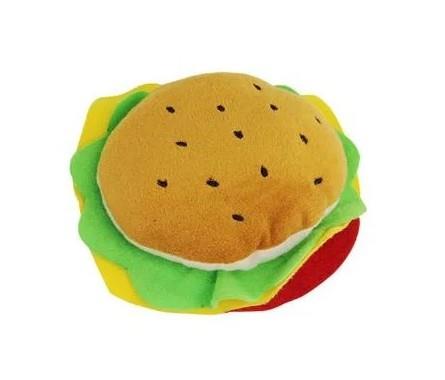 Pawise Sesli Tombik Hamburger Köpek Oyuncağı 12 cm