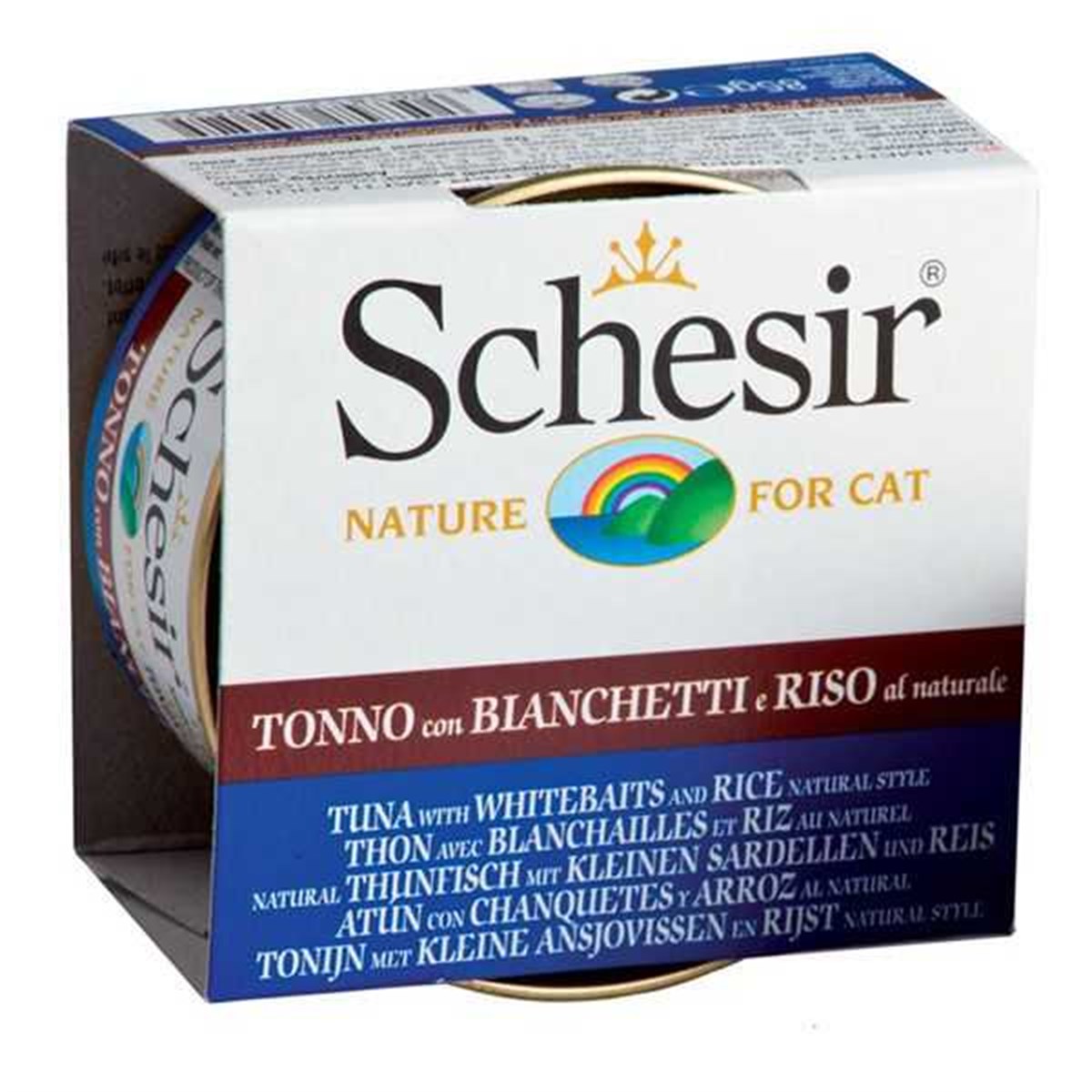 Schesir Ton Balıklı Hamsili Konserve Kedi Maması 85 gr