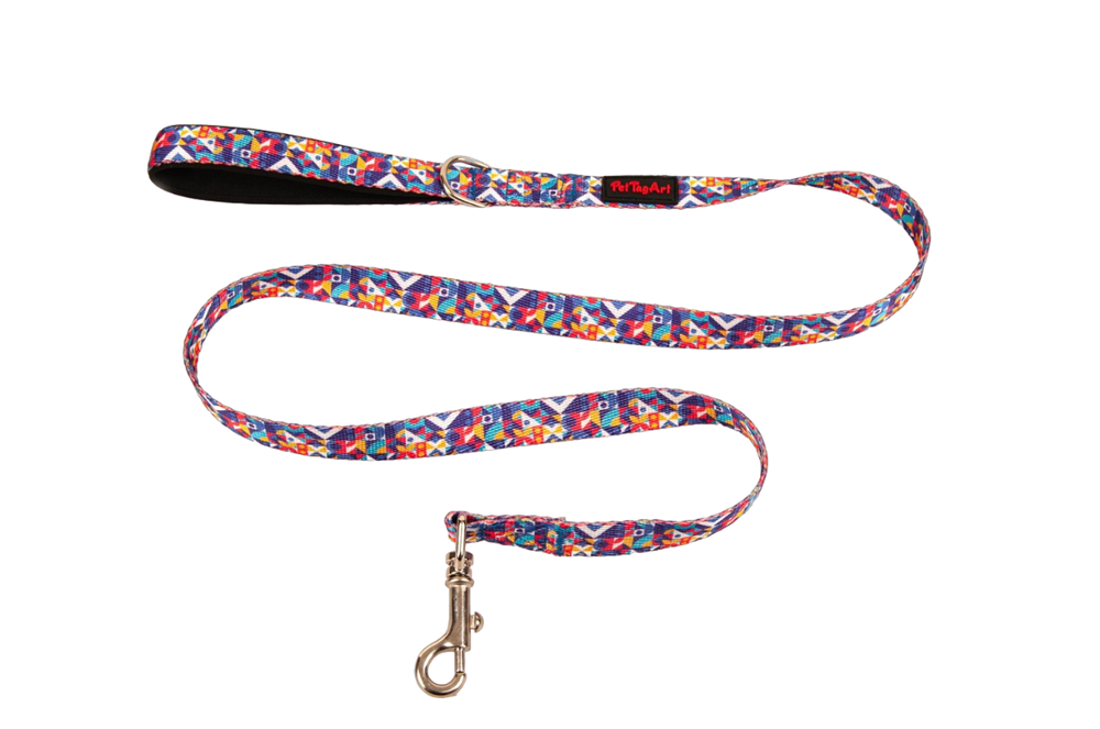 PetTagArt Abstract Köpek Gezdirme Kayışı 130 cm x 2 cm