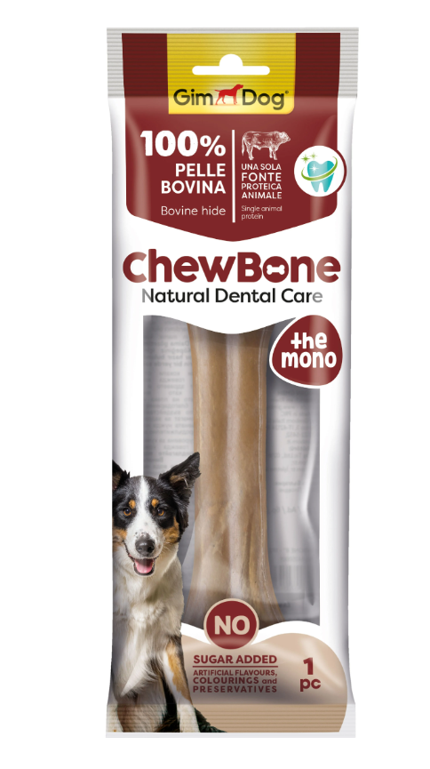 GimDog Chewbones Press Köpek Çiğneme Kemiği 150 Gr Naturel