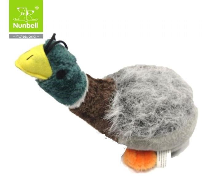 Nunbell Sesli Peluş Ördek Köpek Oyuncağı 32 cm