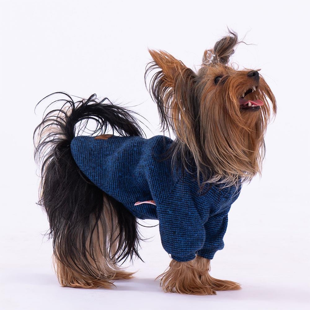 Pawstar Lacivert Esnek, Küçük Irk Triko Köpek Kazağı (1 kg-11 kg arasına uygun bedende)