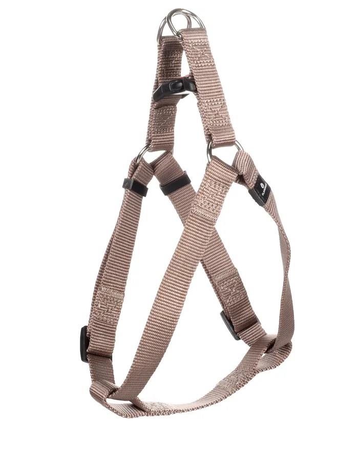 Flamingo Ziggi Kilitli Üçgen Köpek Göğüs Tasması, Göğüs: 35-60 cm Vizon