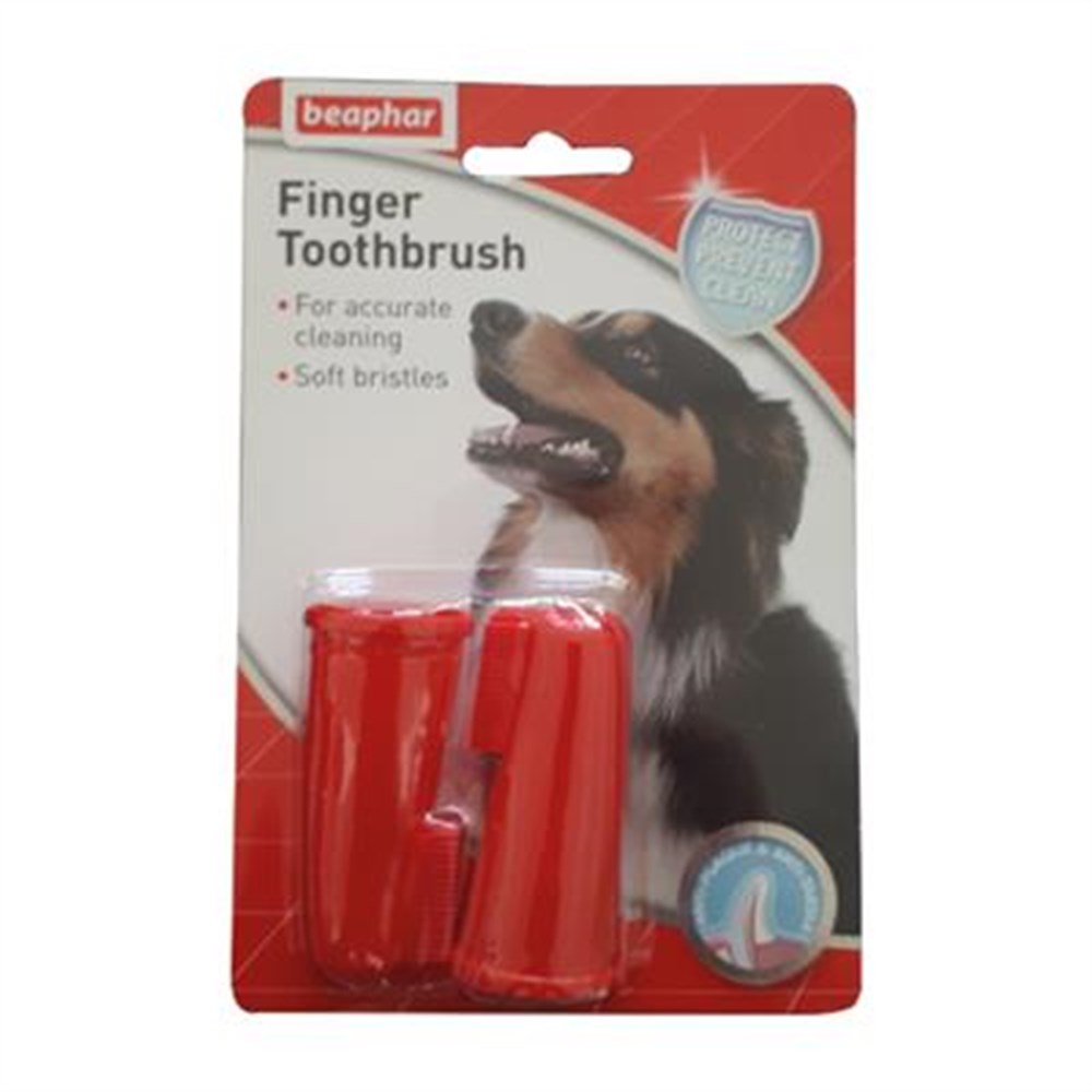 Beaphar Kedi ve Köpek Parmak Diş Fırçası 2 Adet