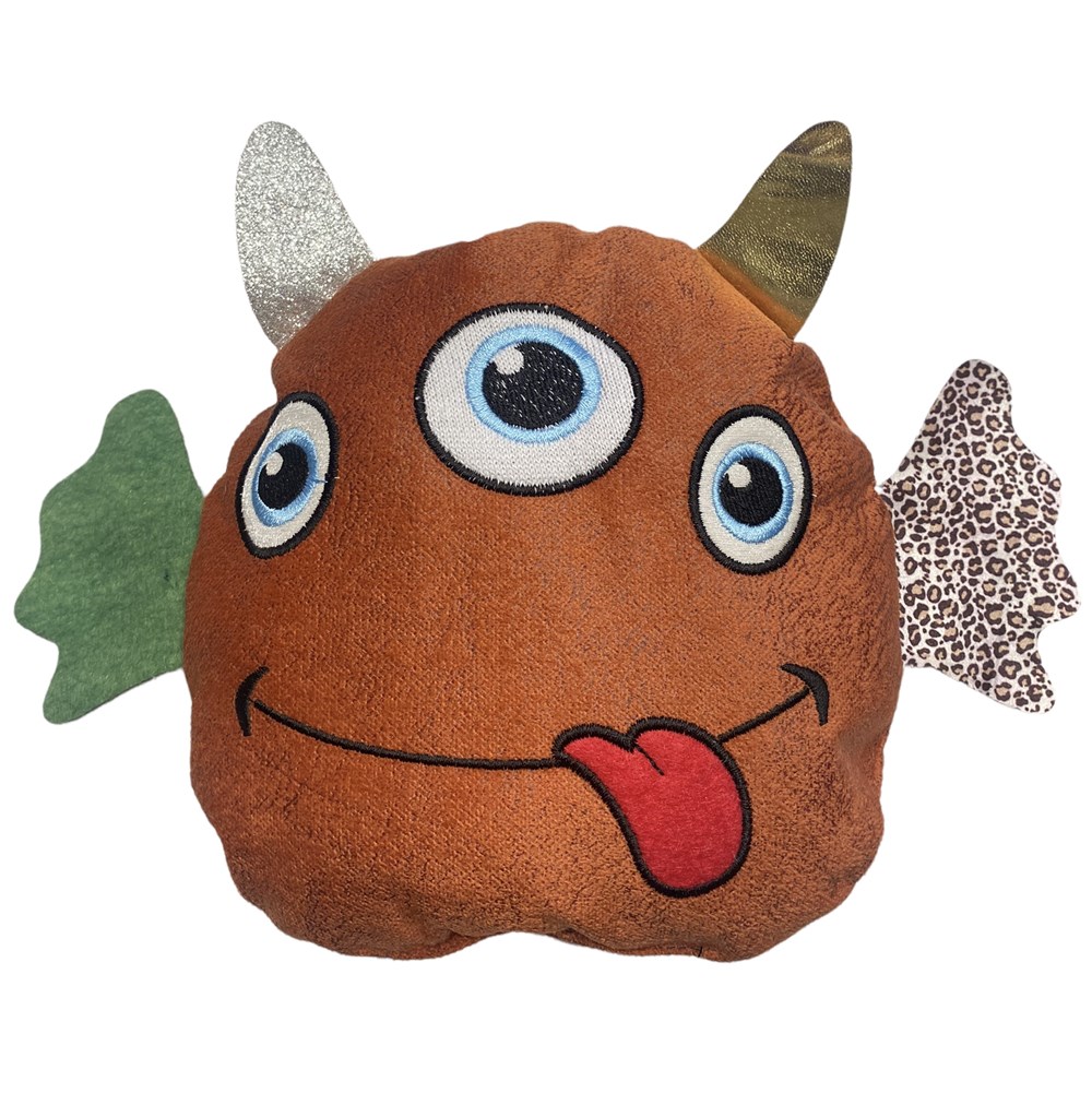 Devil Orange Dayanıklı Kumaş Köpek Oyuncağı 32 cm