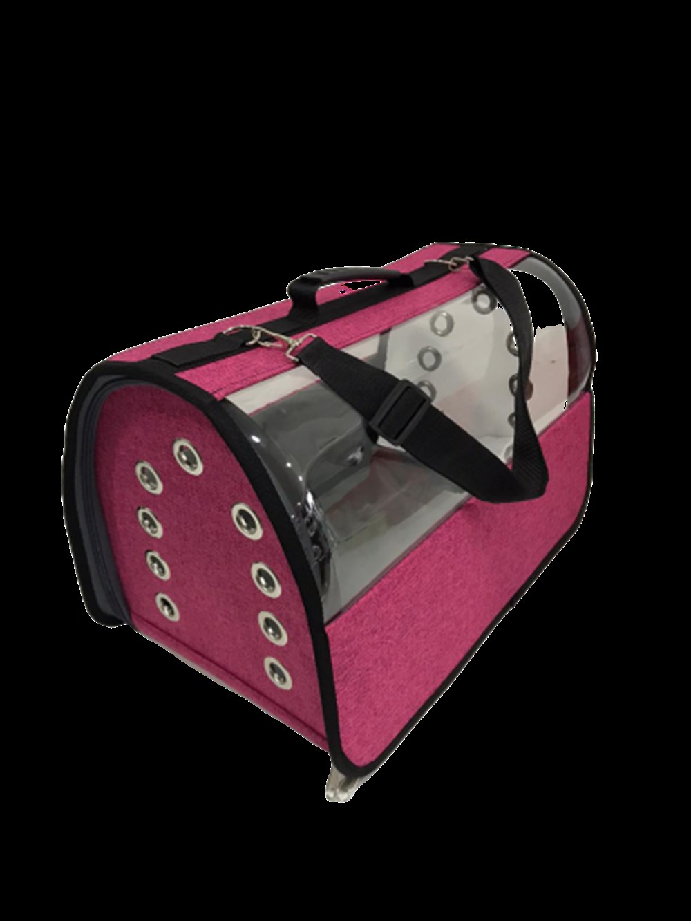 Pet Pretty FlyBag Şeffaf Pembe Taşıma Çantası 49 cm x 30 cm x 30 cm