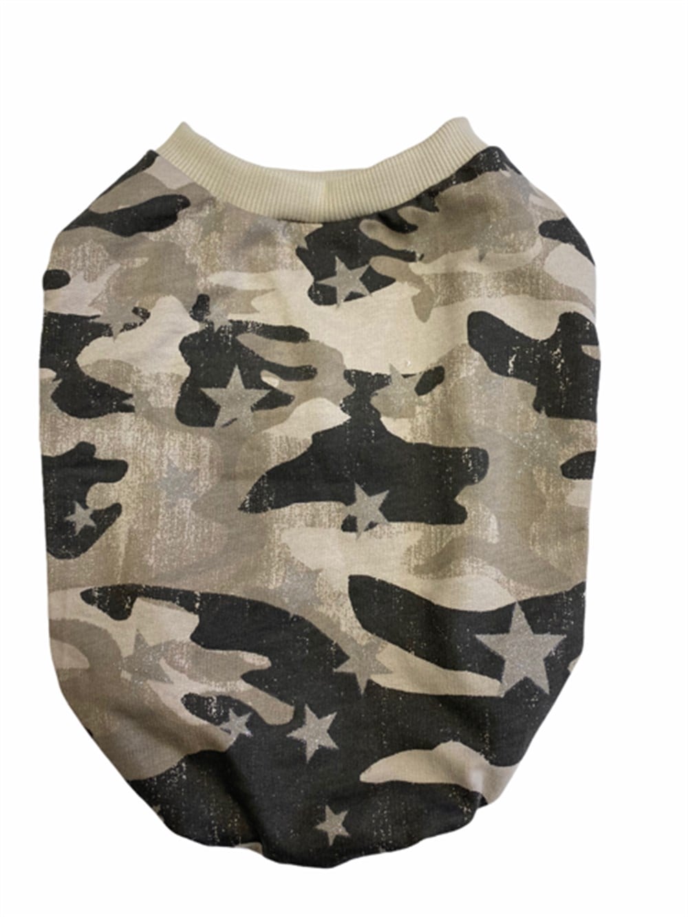 Simli Kamuflaj Penye T-shirt
