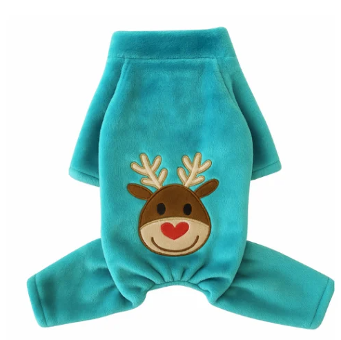 Gedyco Happy Deer Yumuşacık Peluş Küçük Irk Köpek Tulumu