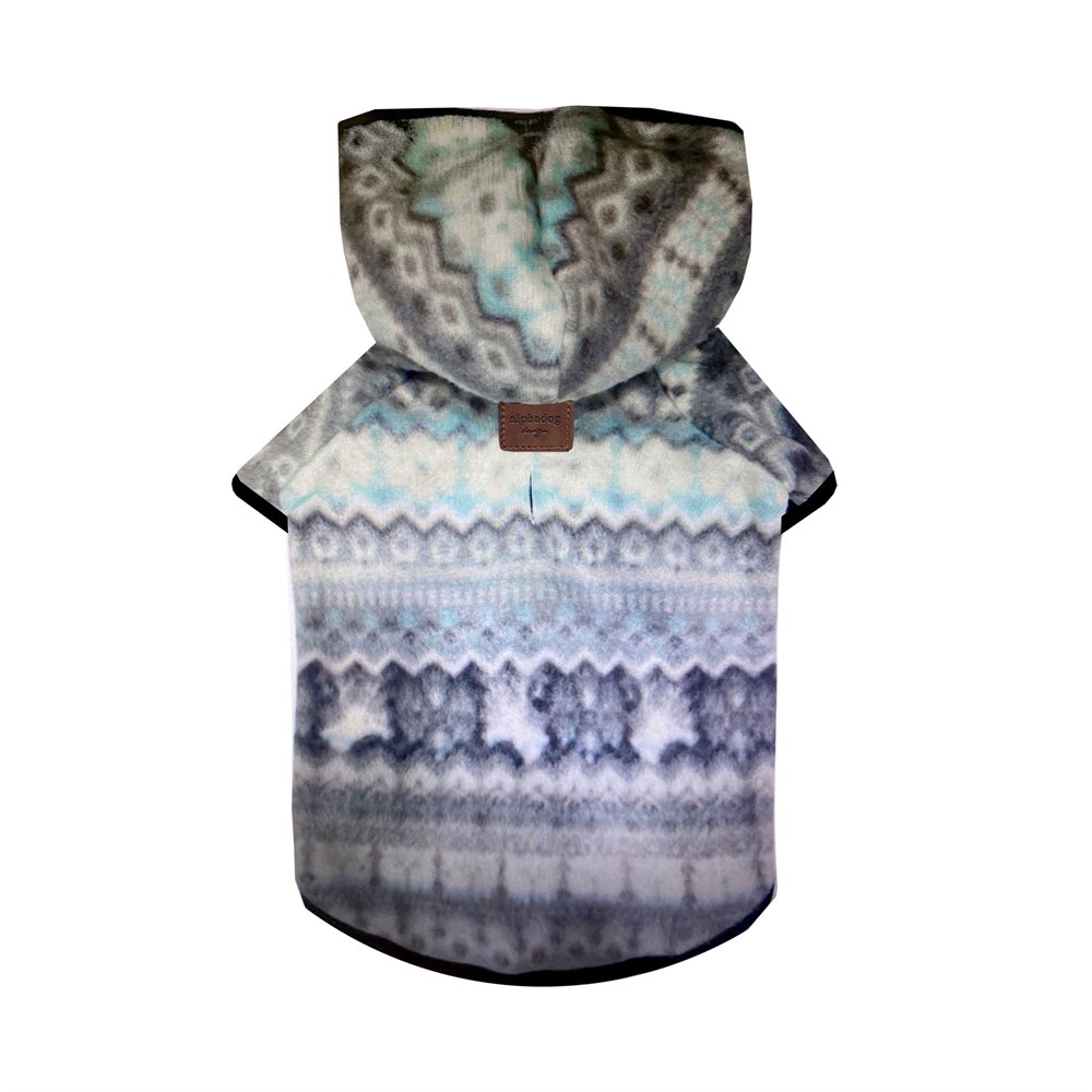 Alphadog Reindeer Turquoise Kapüşonlu Köpek Poları