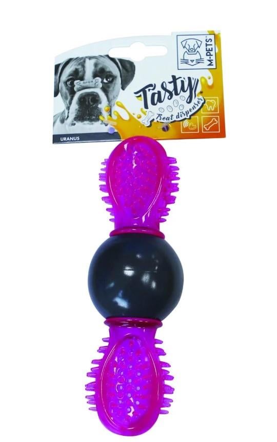 M-Pets Uranus Ödül Hazneli TPR Köpek Oyuncağı 16 cm Pembe