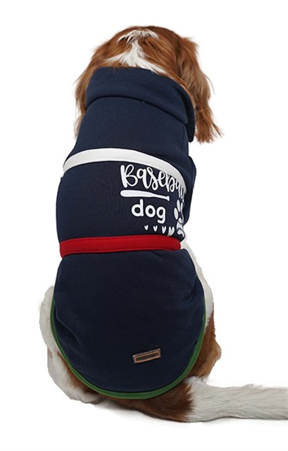 Pawstar İçi Polar Lacivert Baseball Küçük Irk Köpek Kışlık Sweatshirt