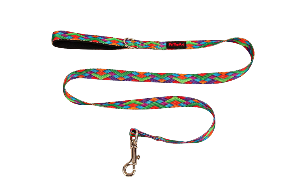 PetTagArt Colorful Köpek Gezdirme Kayışı 130 cm x 2 cm