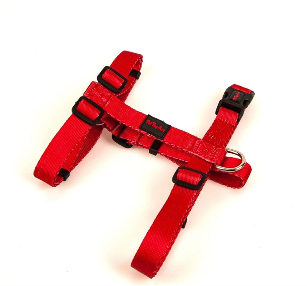 PetTagArt H-tip Red L Orta-Büyük Irk Köpek Göğüs Tasması (Göğüs 62 cm x 107 cm)