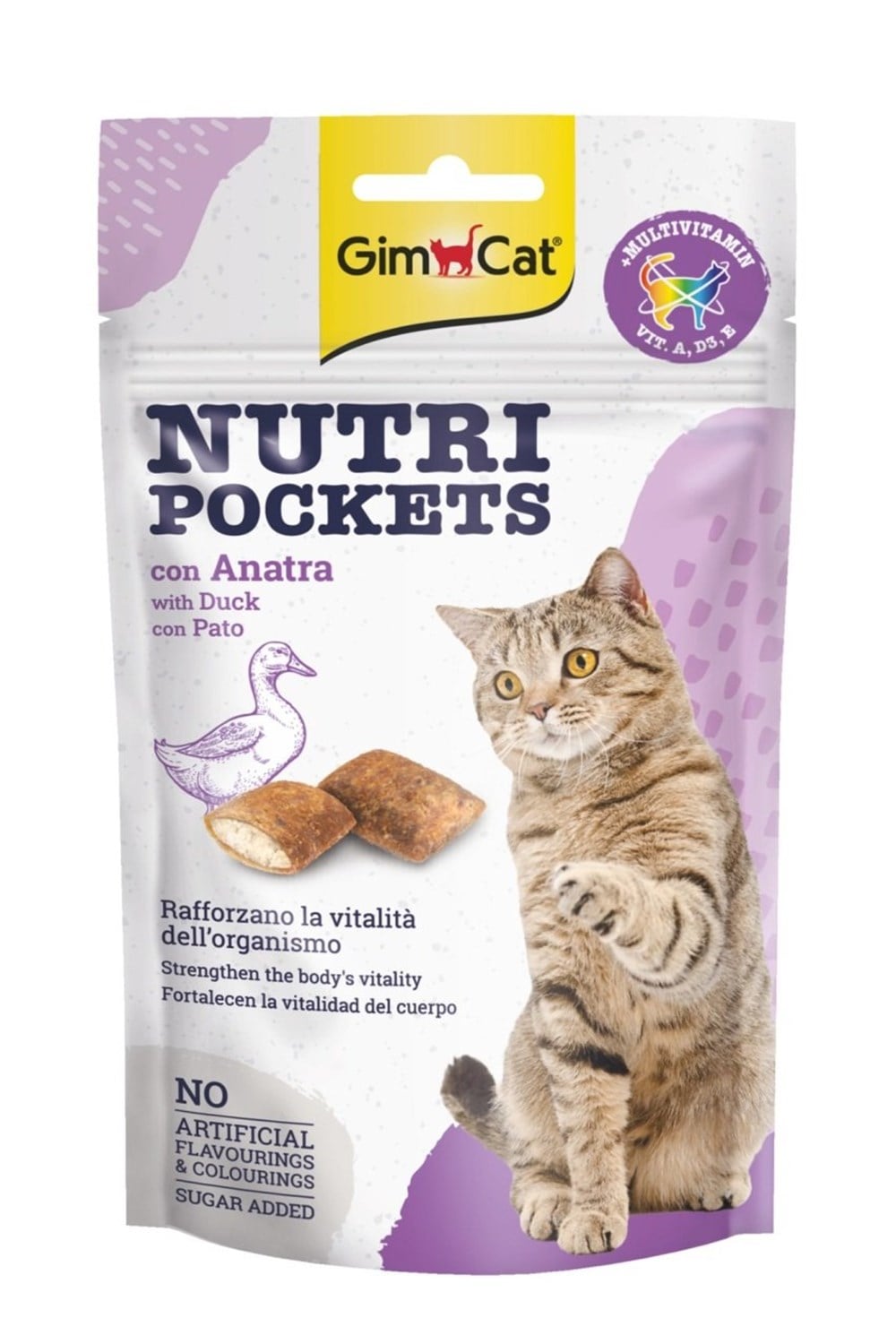 Gimcat Nutri Pockets Ördekli 60 gr Kedi Ödülü 