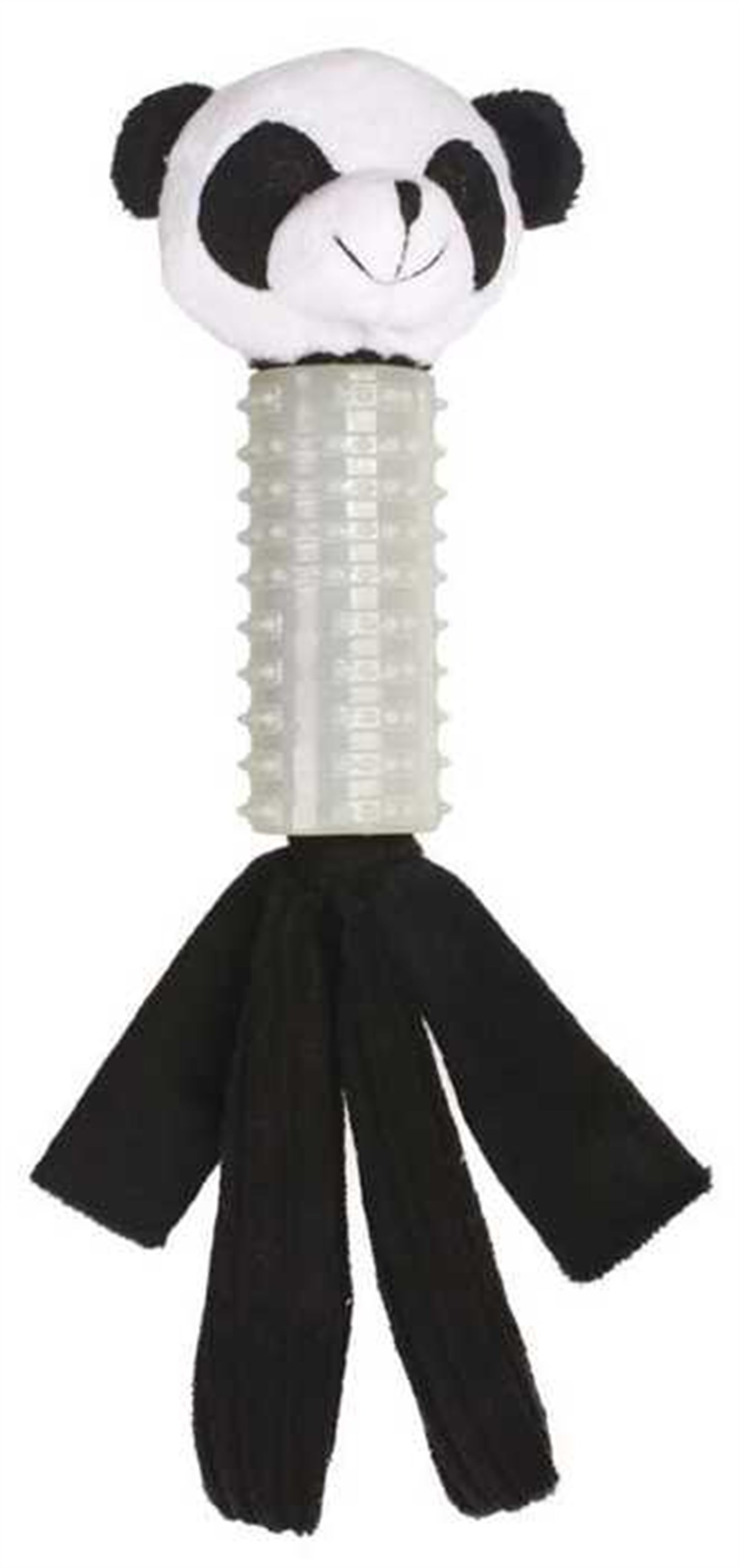 M-Pets Panda Şekilli Diş Kaşımalı Sesli Peluş Köpek Oyuncagı 36x9x5 Cm