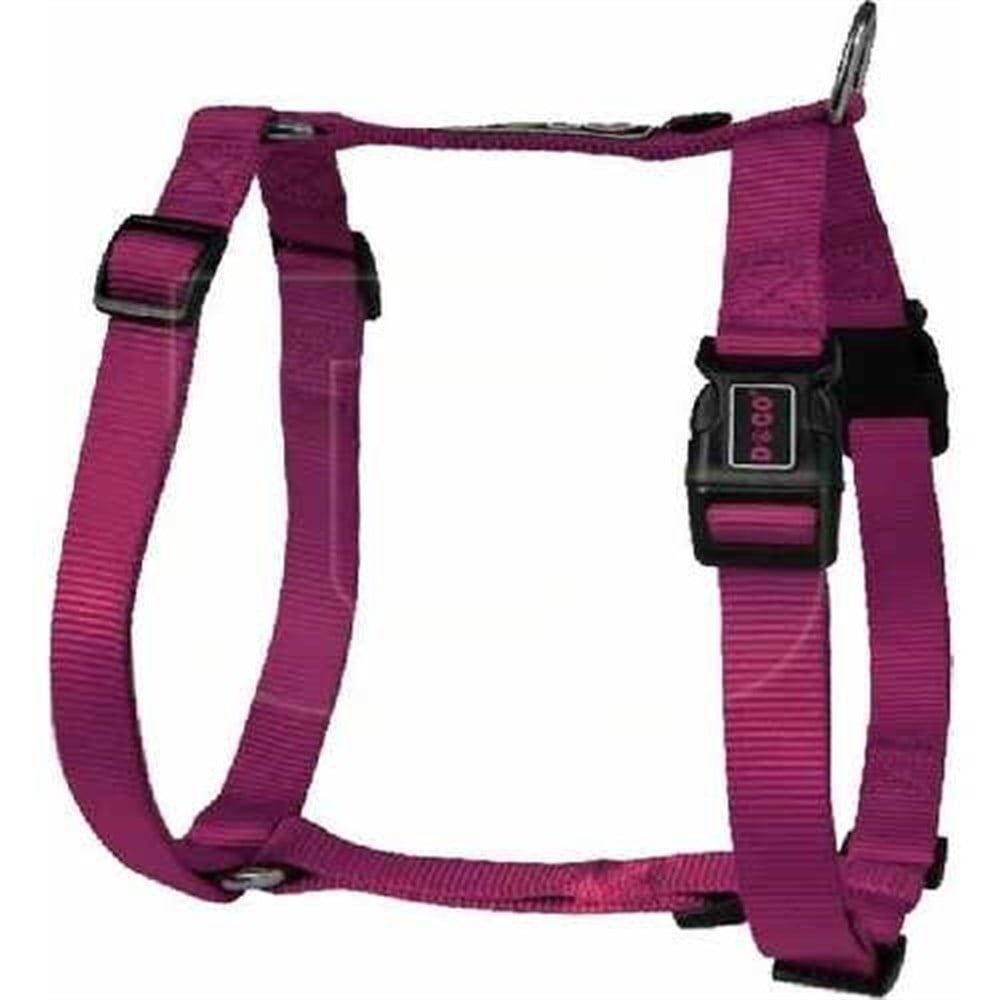 Doco H-tip Orta Irk Köpek Göğüs Tasması (Göğüs 55 cm x 76 cm) Purple