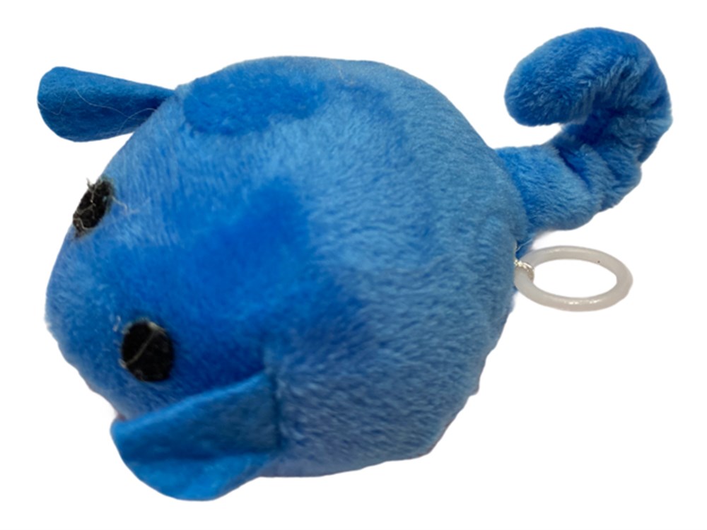 Titreşimli Mavi Peluş Fare Kedi Oyuncağı 10 cm