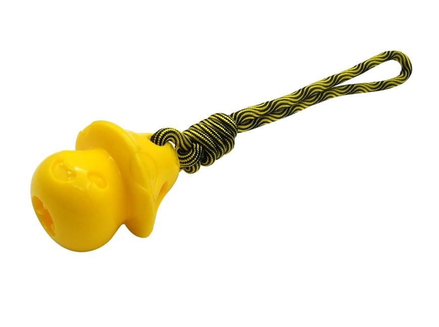 Gimdog Funghetti TPR, Çekiştirmeli Köpek Oyuncağı Sarı 35 cm
