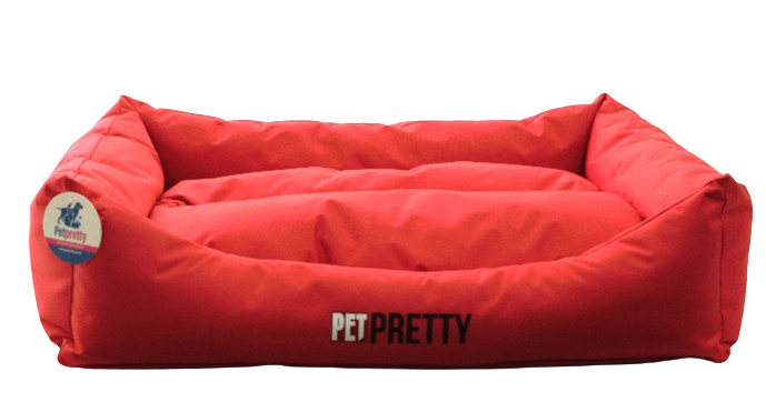 İç ve Dış Mekan Kedi ve Köpek Yatağı 80 x 100 cm Kırmızı