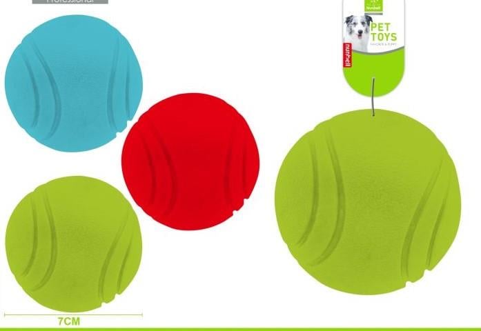 Nunbell Süper Zıplayan Kauçuk Top Köpek Oyuncağı 7 cm