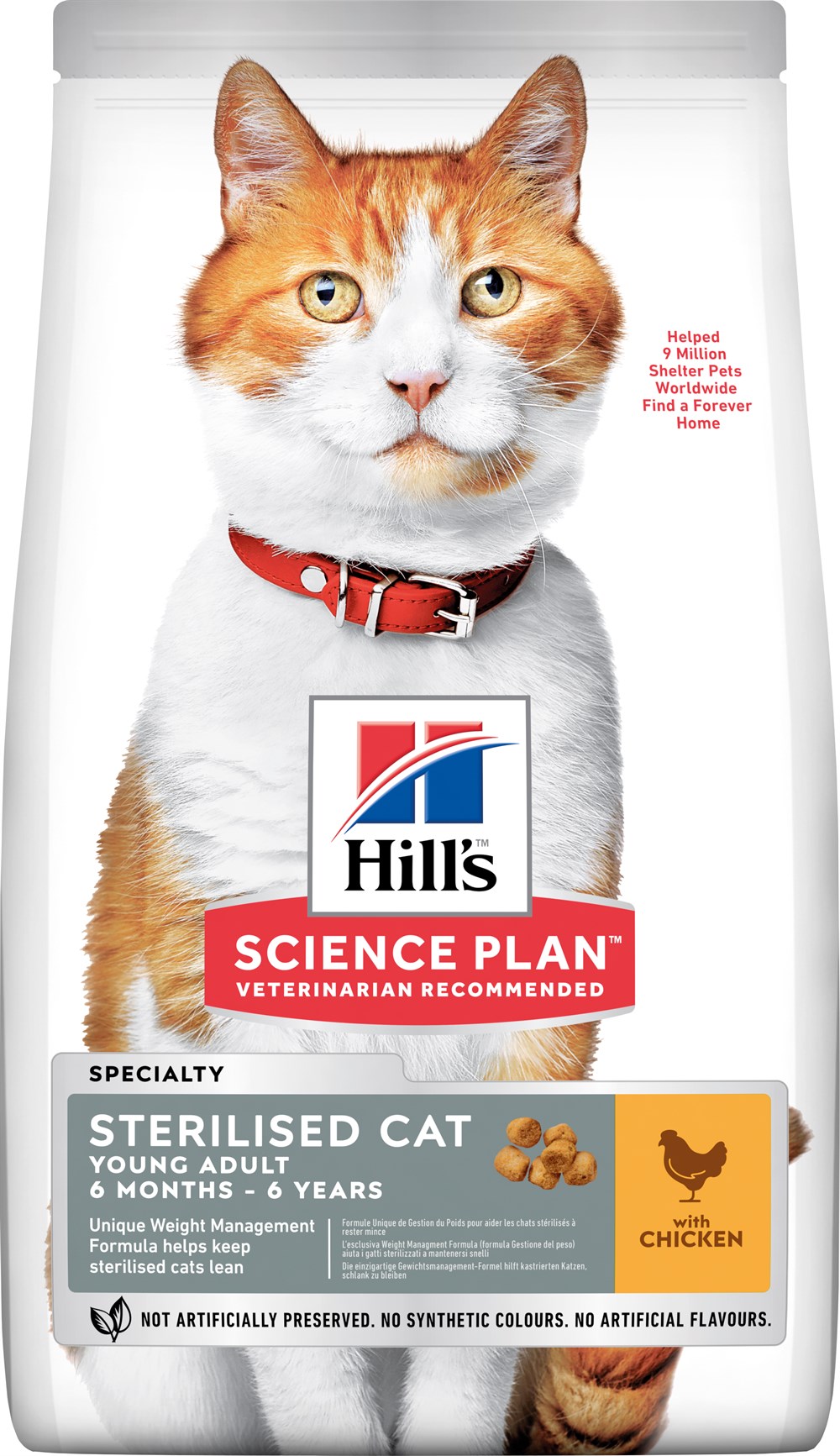 Hill's Science Plan 1,5 kg Tavuklu Kısırlaştırılmış Yetişkin Kedi Maması