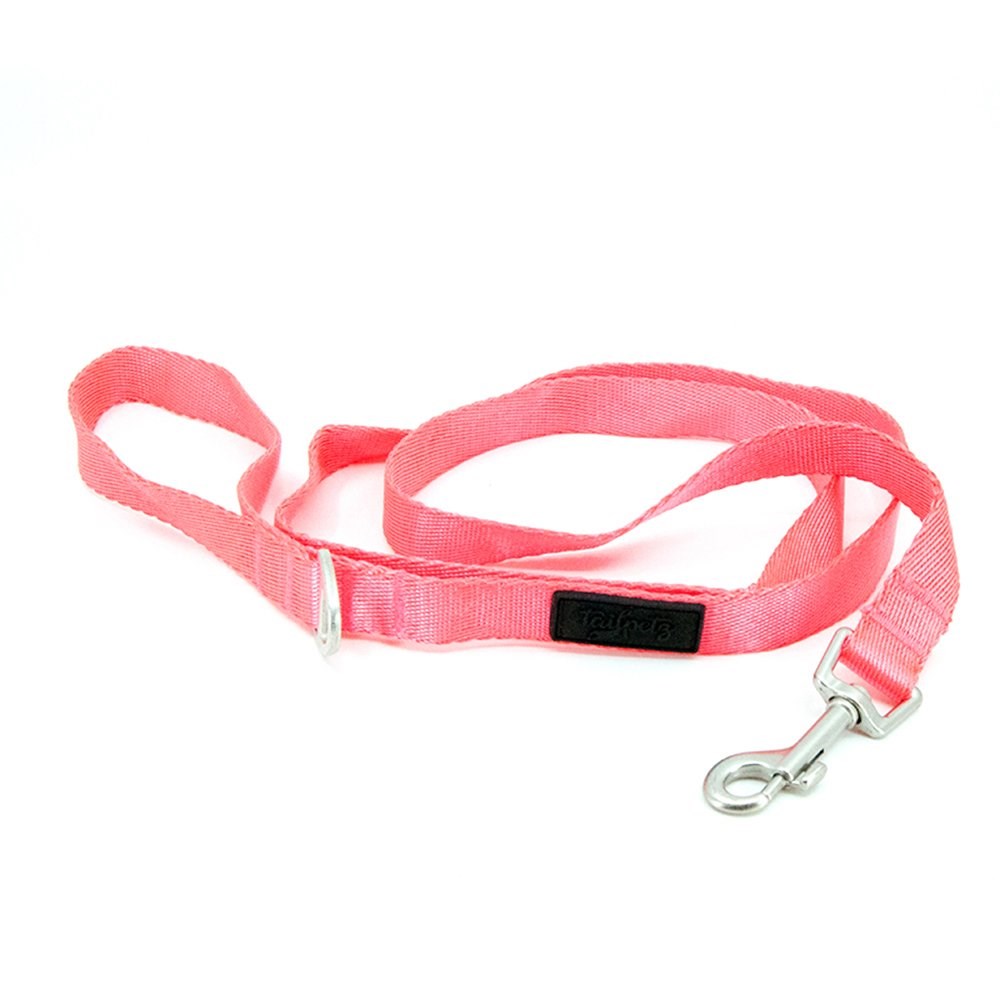 Tailpetz Neon Pembe Gezdirme Kayışı 120 cm x 1,2 cm