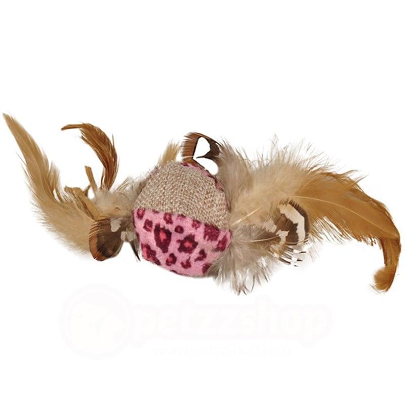 Flamingo Tüylü Kedi Oyuncağı 20 cm