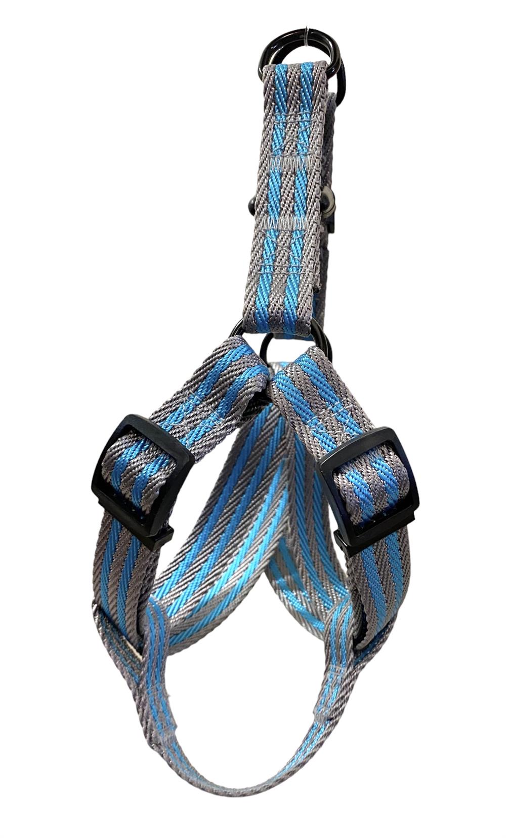 Mavi-Gri Küçük-Orta Irk Köpek Göğüs Tasması (Göğüs: 50 cm x 70 cm)