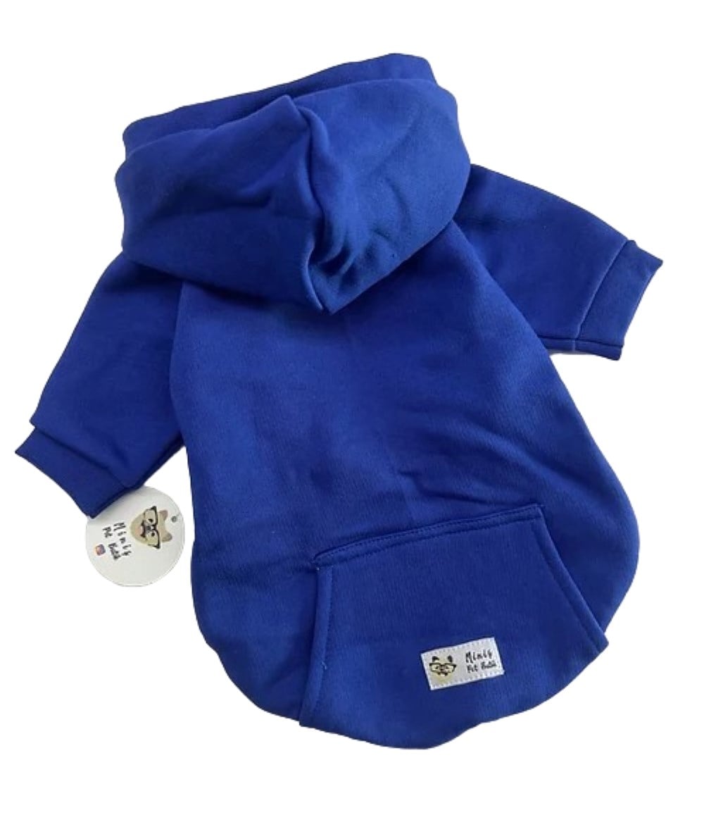 Mavi Küçük Köpek Sweatshirtü (4,5 kg - 6,5 kg arasına uygun bedende)