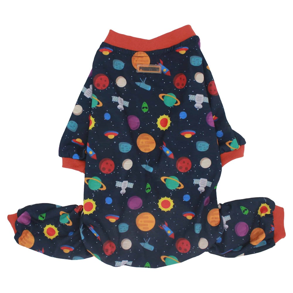 Pawstar Space Küçük Köpek Penye Tulum Pijama