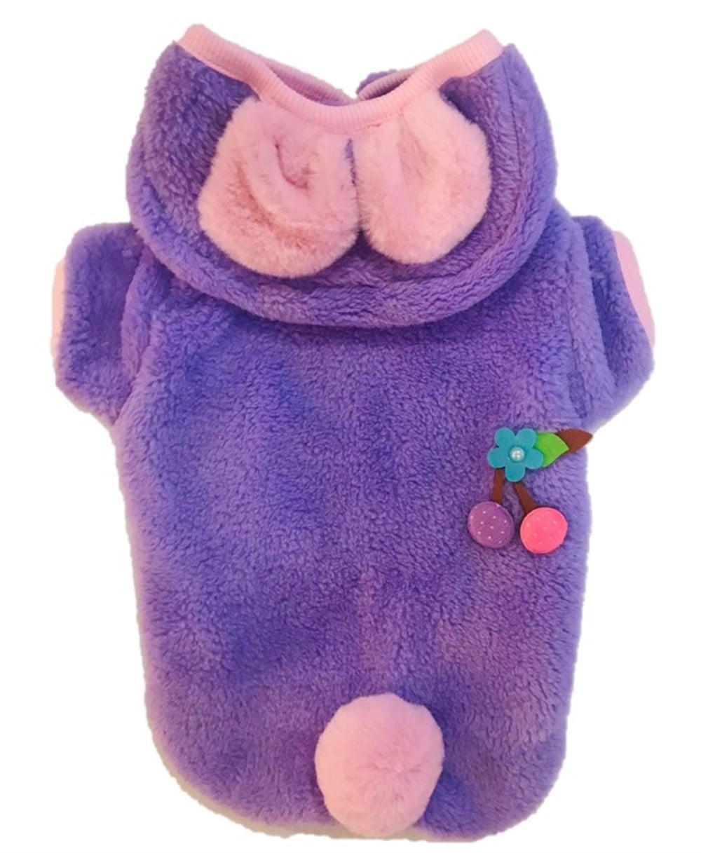 Gedyco Lilac Premium Peluş Orta Irk Köpek Sweatshirtü (8 kg-20 kg arası köpeklere uygundur)