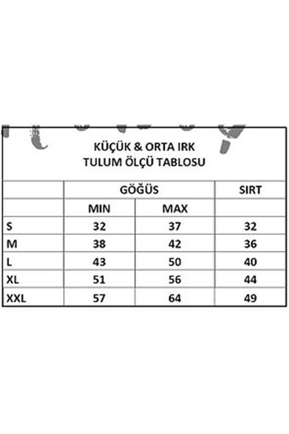 Miniş Bunny Penye Köpek Tulumu 2XL (9 – 12 kg arasına uygun)