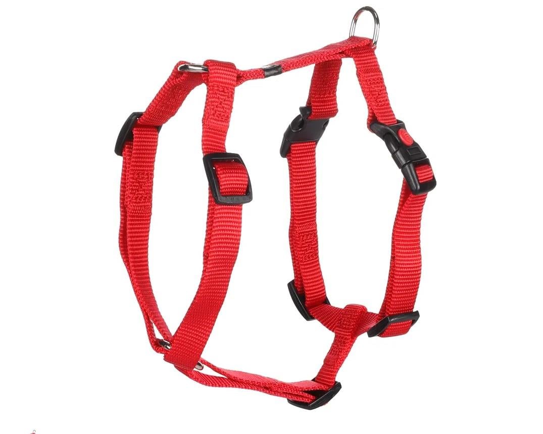 Flamingo Ziggi Kilitli Köpek Göğüs Tasması, Göğüs: 40-50 cm Kırmızı