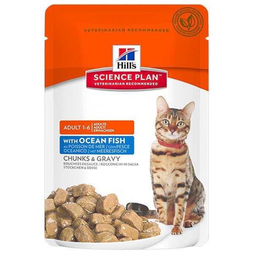 Hill's Science Plan Okyanus Balıklı Yetişkin Kedi Konservesi 85 gr