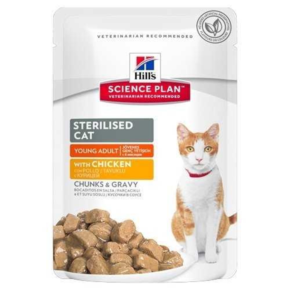 Hill's Science Plan Tavuklu Kısırlaştırılmış Kedi Konservesi 85 gr