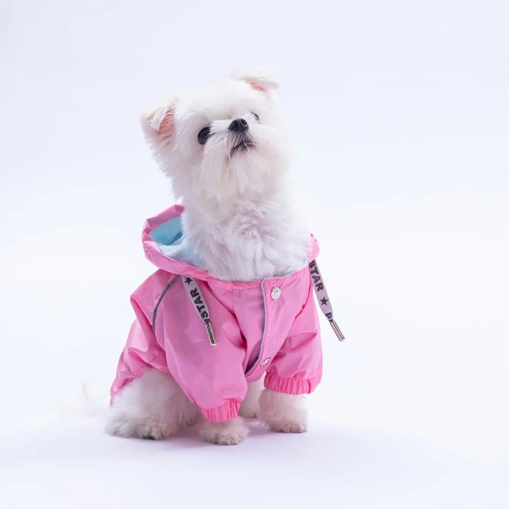 PawStar 25500 Pembe Pluvia Yağmurluk Küçük ve Orta Irk