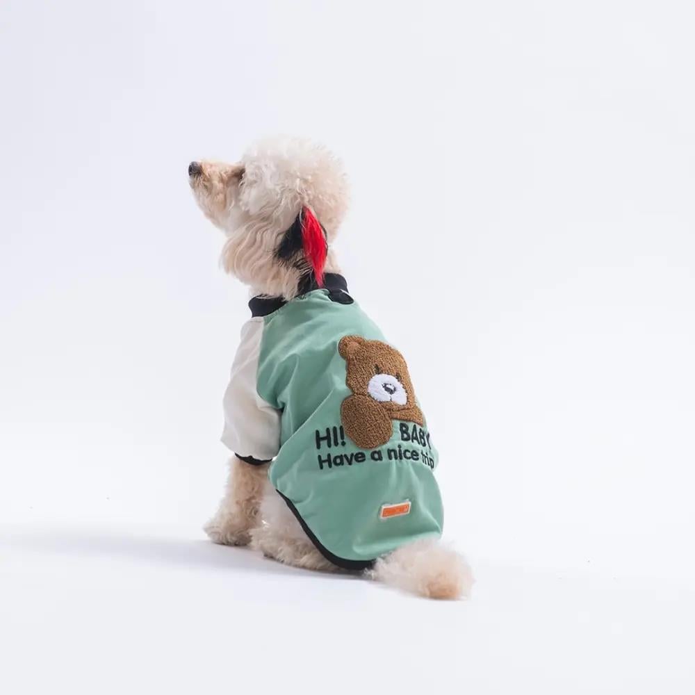 PawStar 26717-Yeşil Baby Teddy Sweat