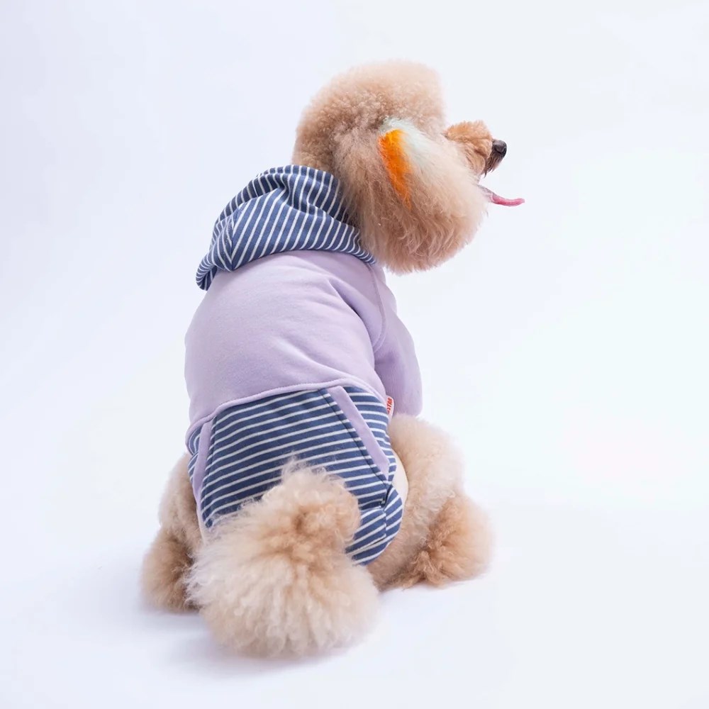 PawStar 26723 Lila Sera Stripe Hoodie