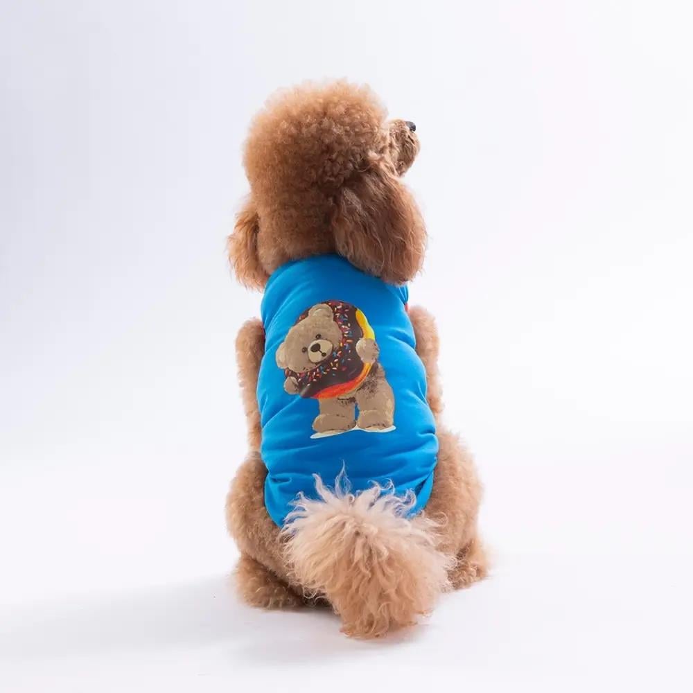 PawStar 26809 Mavi Donut Teddy Tişört