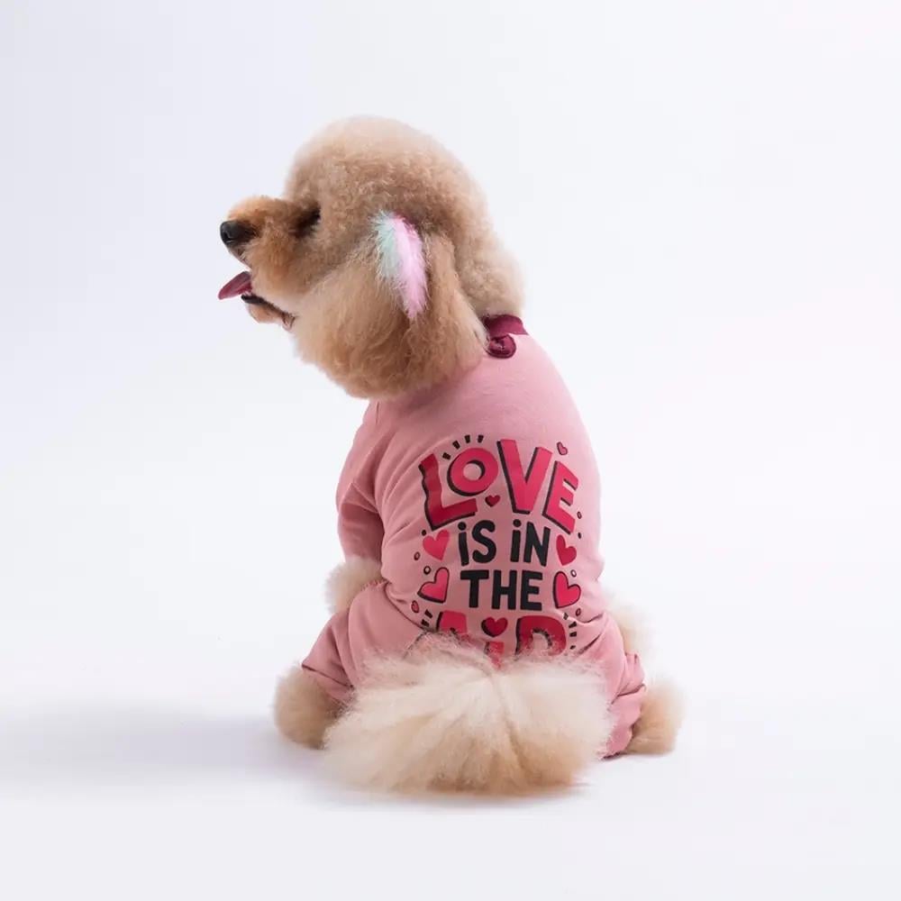 PawStar 26902 Pembe Love Air Pijama Tulum