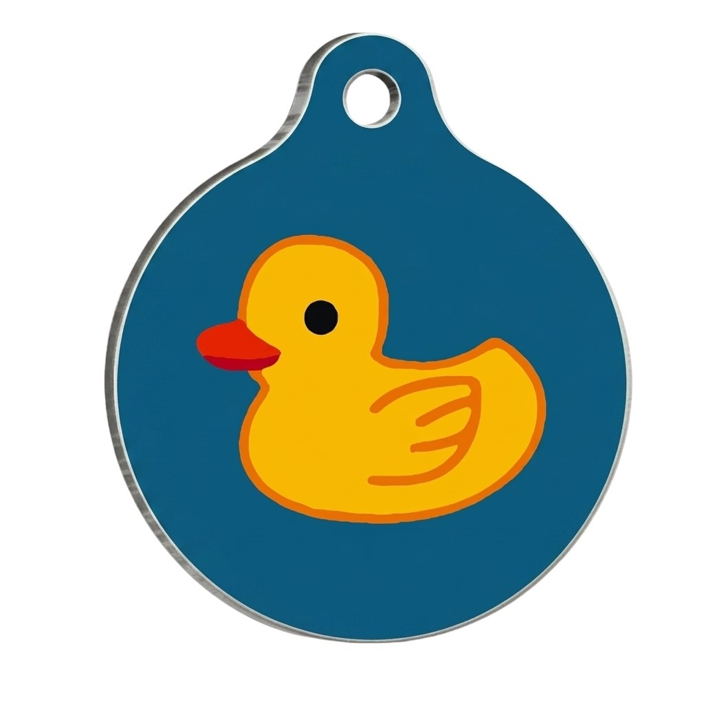PawStar QR28 Ducks Desenli Kedi Köpek İsimliği