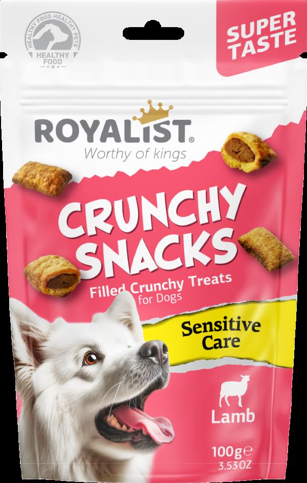 Royalist Dog Crunchy Snacks Lamb / Sensıtıve Care- Kuzu Etli 100 Gr