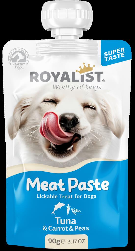 Royalist Meat Paste Ton Balıklı Havuçlu ve Bezelyeli Köpek Ödülü 90 Gr